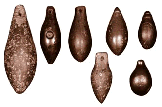 Hematite Plummets