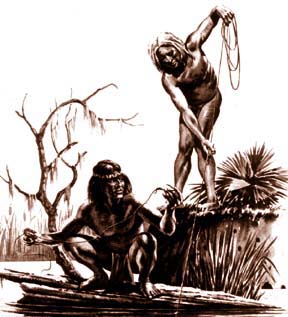 Marksville Indians Fishing