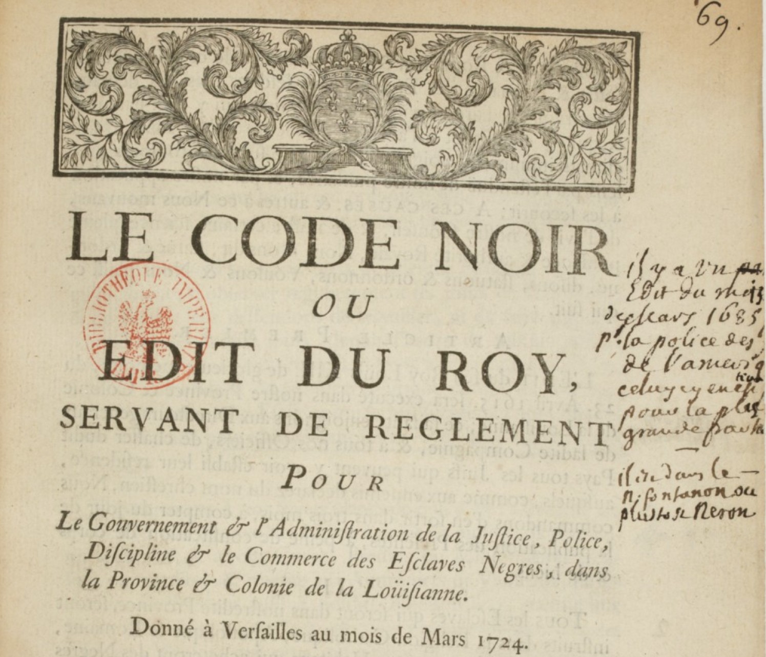 Le Code Noir
